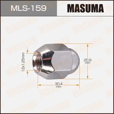 Гайка колесная Nissan Navara/ Pathfinder/ Teana R16/17 ( MASUMA) M12x1.25 (BE-4091)