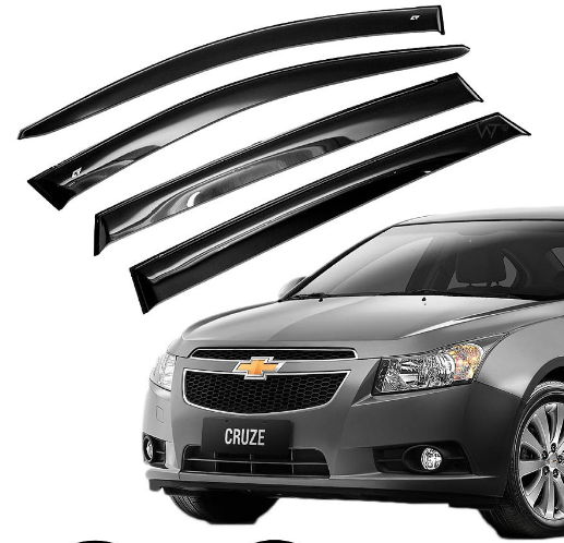 Ветровики Chevrolet Cruze WAG "CobraTuning", 2012-