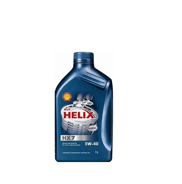 Масло моторное Shell Helix HX7, 5W40, полусинтетика, 1л