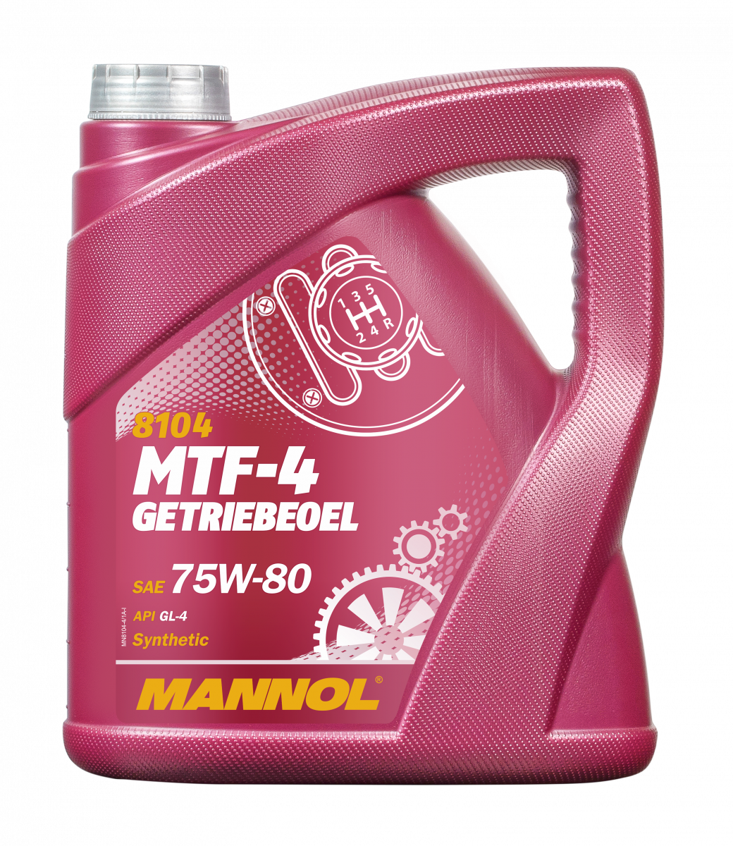 Масло трансмиссионное Mannol MTF-4 , 75w80, GL-4, синтетика, 4л