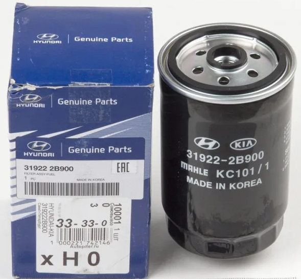 Фильтр топливный Hyundai Santa Fe 06- дизель/ Kia Sorento 06- дизель (Ashika)