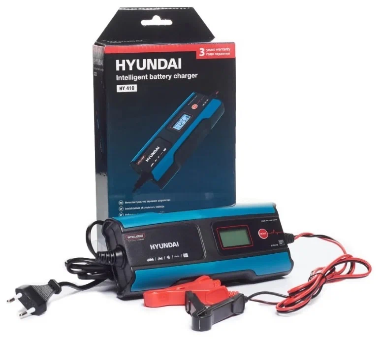 Зарядное устройство для АКБ "Hyundai" 6/12V, 110Ah