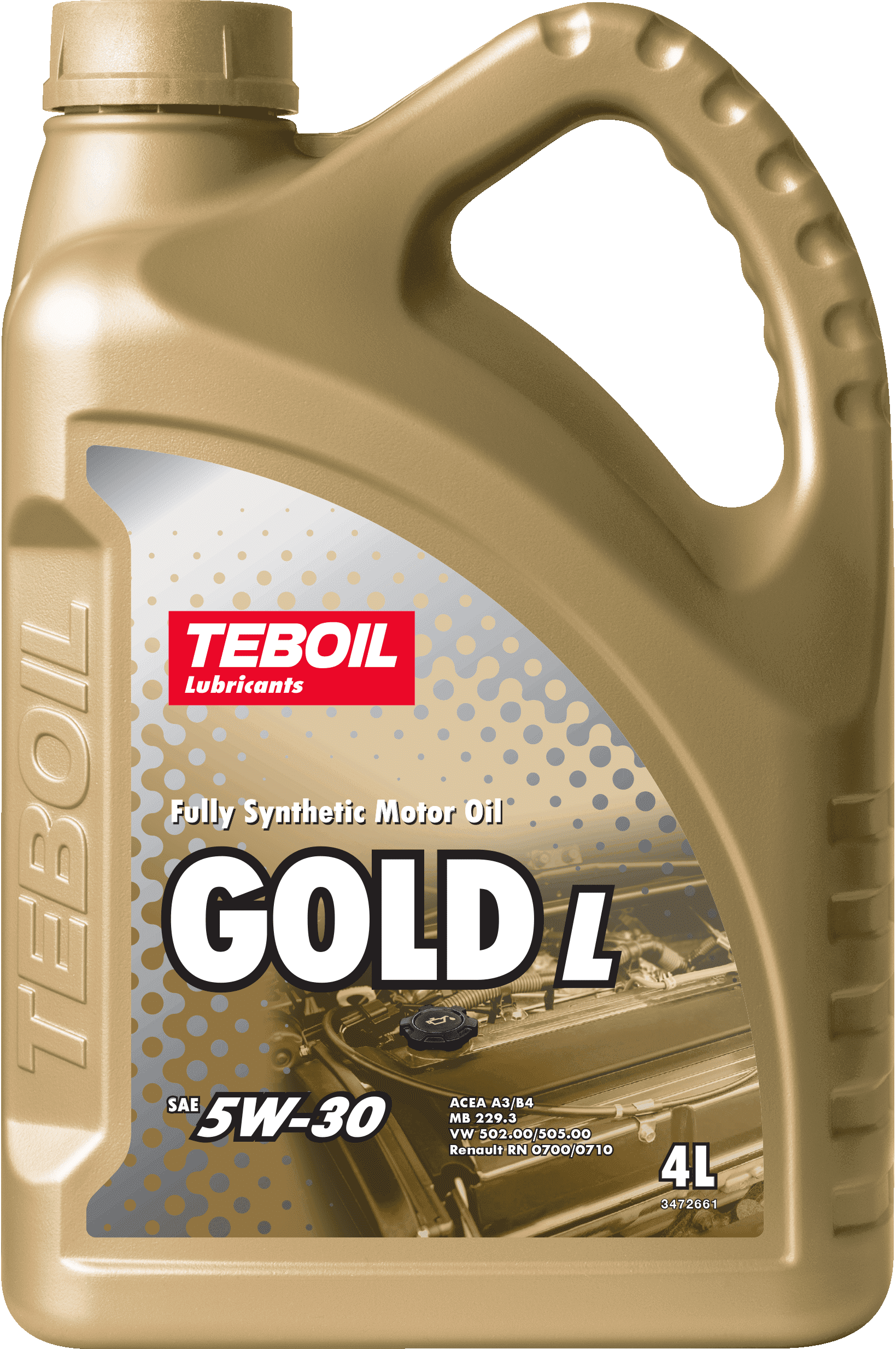 Масло моторное Teboil Gold L, 5w30, 4л