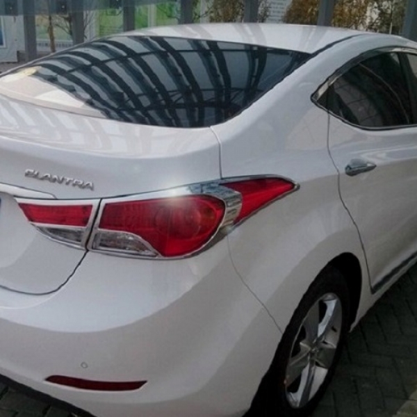 Накладки на задние фонари Hyundai Elantra