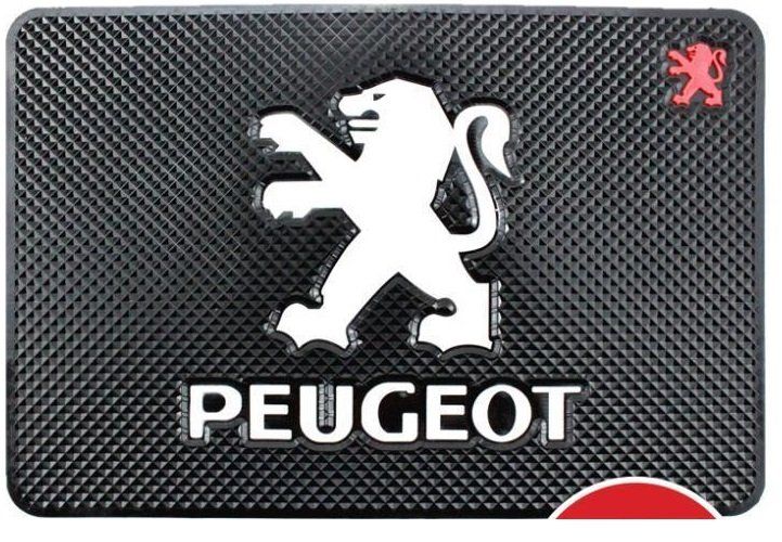Коврик на панель приборов Peugeot, квадратный