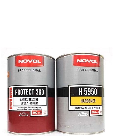 Грунт "Novol" 360 PROTECT эпоксидный, с отвердителем, 0.8л+0.8л