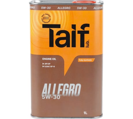 Масло моторное Taif Allegro, 5w30, 1л
