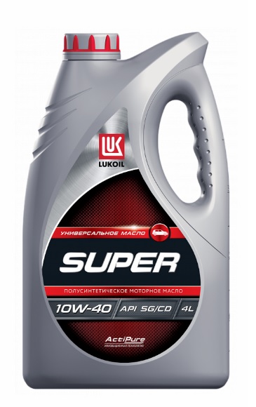 Масло моторное Лукойл-Супер 10w40, полусинтетика, 4л.