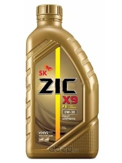 Масло моторное Zic X9 FE, 0W30, синтетика, 1л