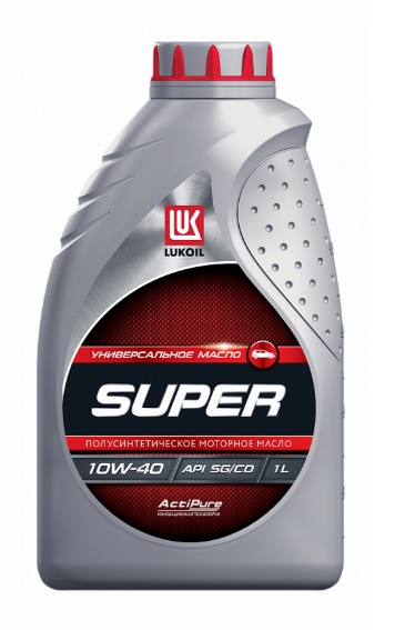 Масло моторное Лукойл-Супер 10w40, полусинтетика, 1л