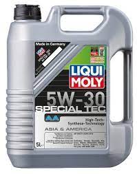 Масло моторное Liqui Moly, 5W30, Leichtlauf Special AA, синтетика, 5л