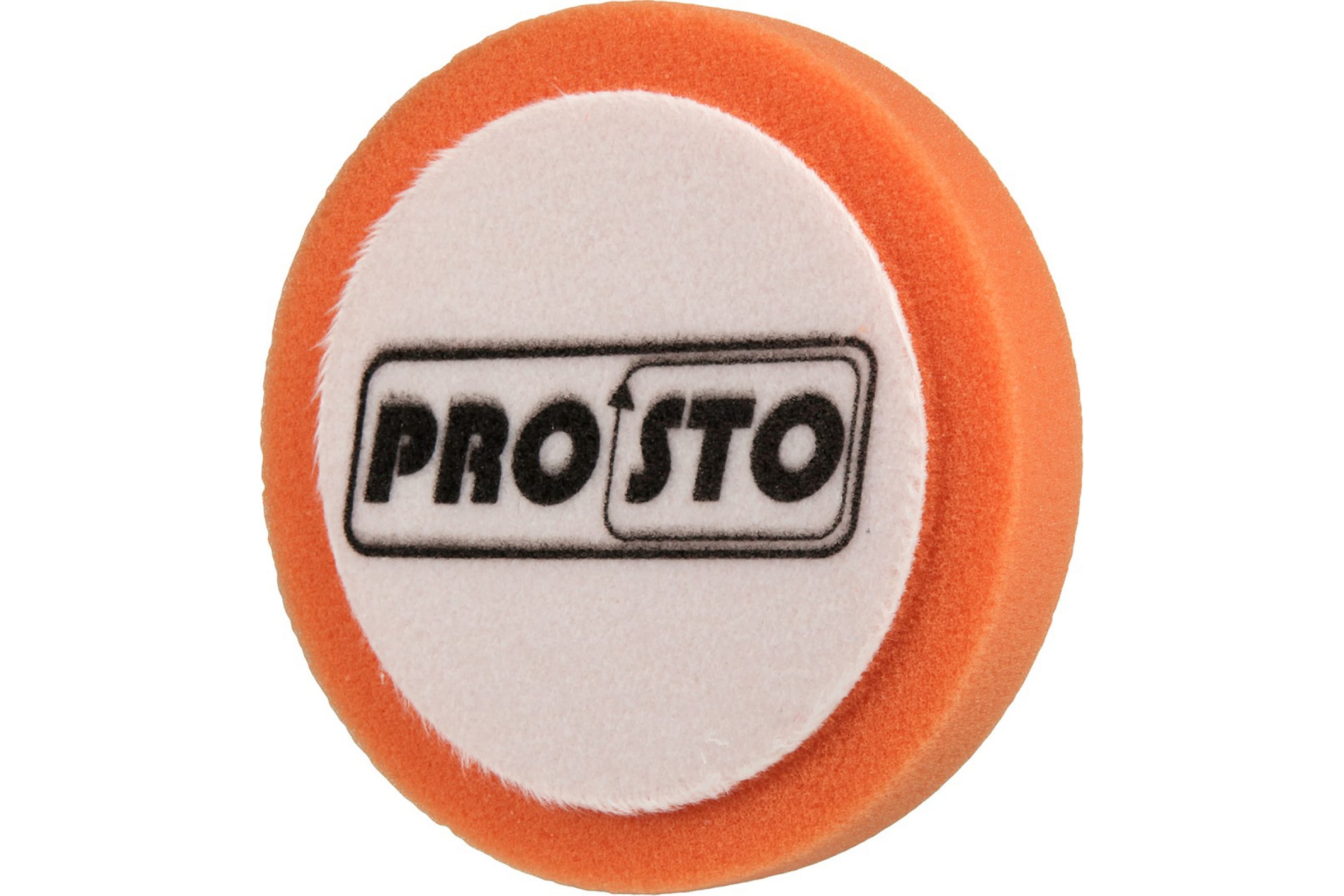 Полировальный круг "PRO.STO" на липучке, 125x30мм, оранжевый