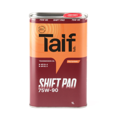 Масло трансмиссионное Taif Shift, 75w90, GL4/GL-5, PAO, 1л