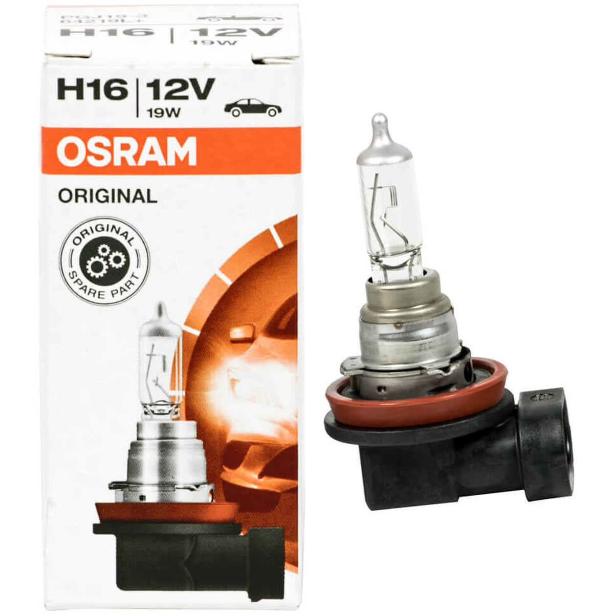 Автолампа H16 "Osram", Original, 12V, 19W
