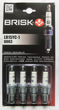 Свечи Бриск LR15YC-1 Ваз 2108-13 8 кл. инж.