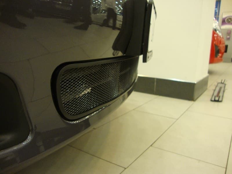 Решетка бампера Chevrolet Lacetti hb, черная