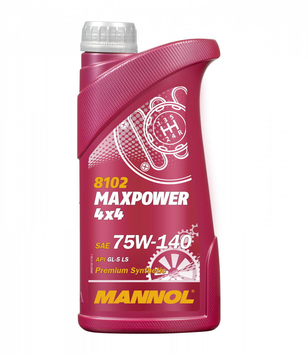 Масло трансмиссионное Mannol MAXPOWER 4x4 75W-140, 1л