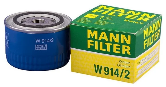 Фильтр масляный Mann-W 914/2 Ваз 2108-12 *