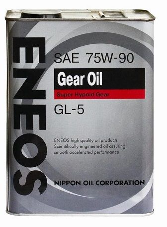 Масло трансмиссионное Eneos Gear GL-5, 75w90, синтетика, 4л