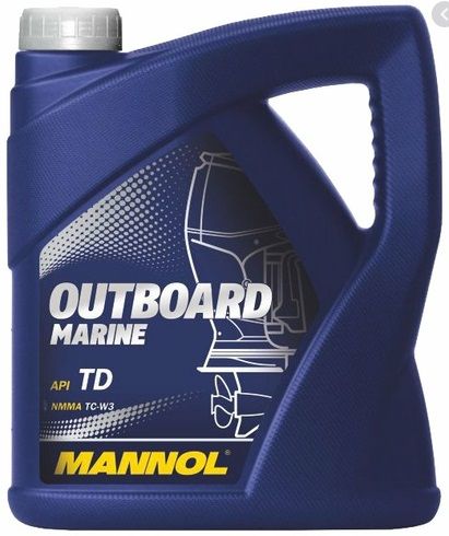Масло моторное Mannol Outboard Marine, TC-W3, 2T, 4л