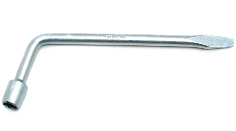 Ключ баллонный 17х10 "Сервис Ключ" с длинной ручкой кованый 340 мм.