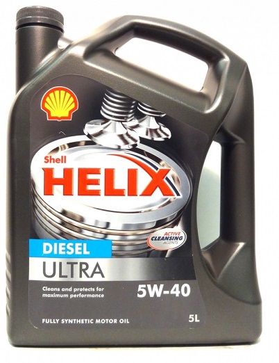 Масло моторное Shell Helix Diesel Ultra, 5W40, синтетика, 4л