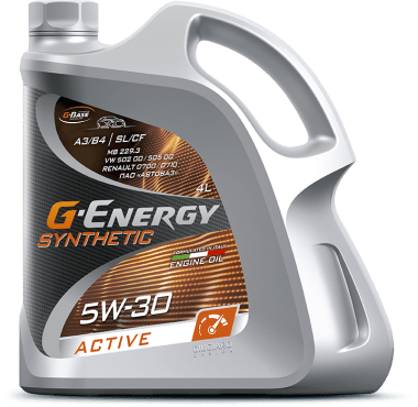Масло моторное G-Energy Synthetic Active, 5w30, 4 л.