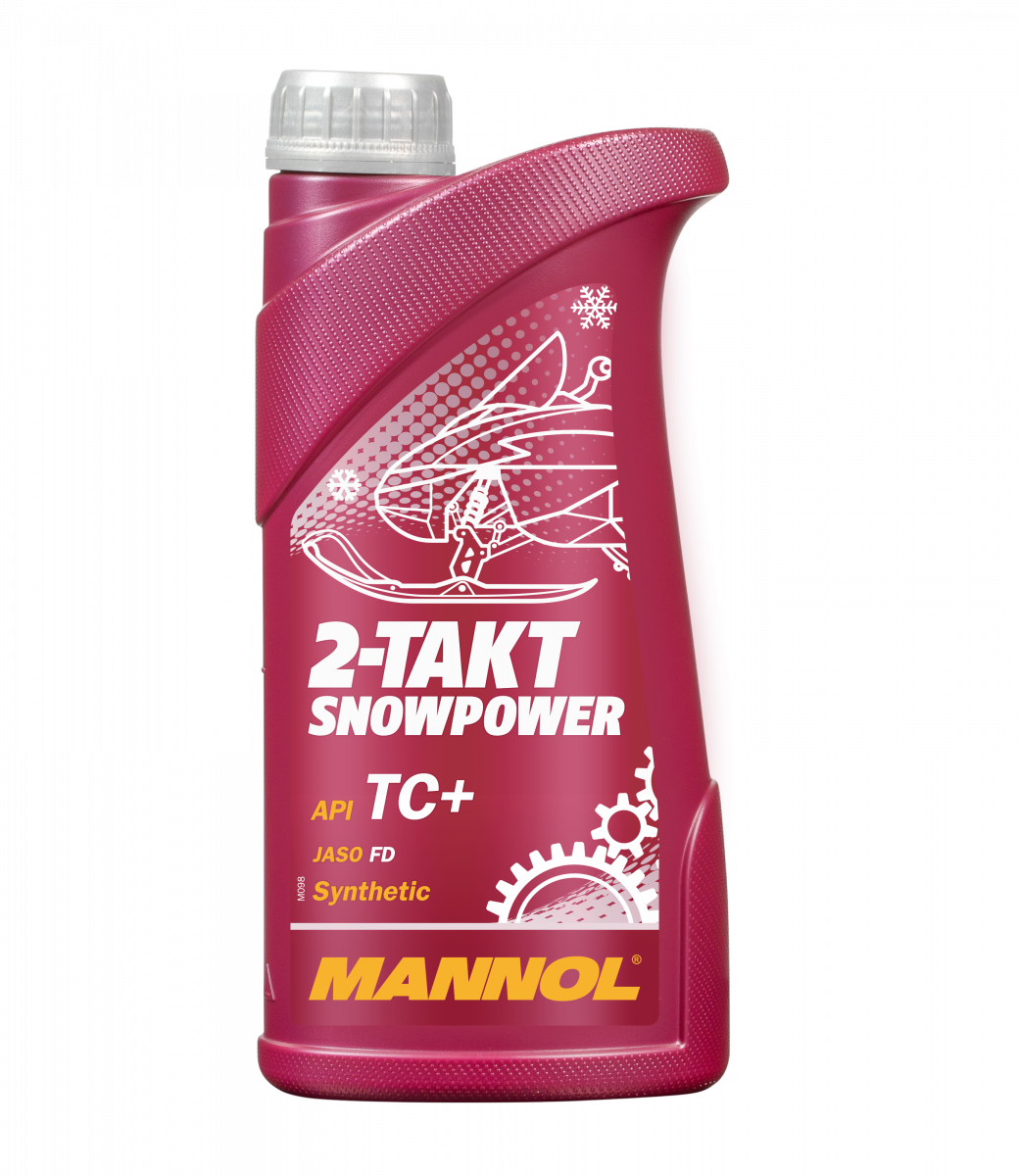 Масло моторное Mannol 2T, Snowpower, 1л