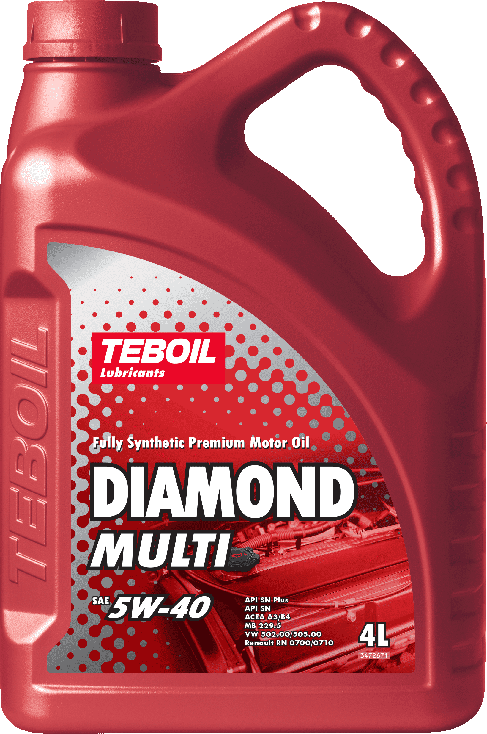 Масло моторное Teboil Diamond Multi, 5w40, 4л