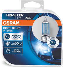 Автолампы HB4 "Osram", Cool Blue, +20%, 12V, 51W, 4200К