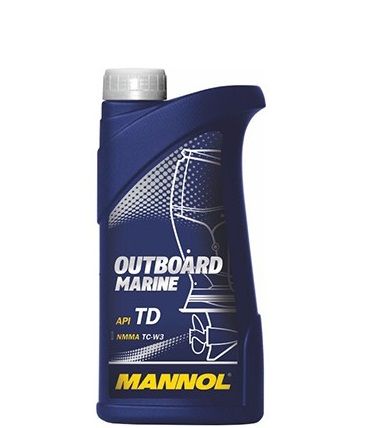 Масло моторное Mannol Outboard Universal, TC-W2, 2T, 1л