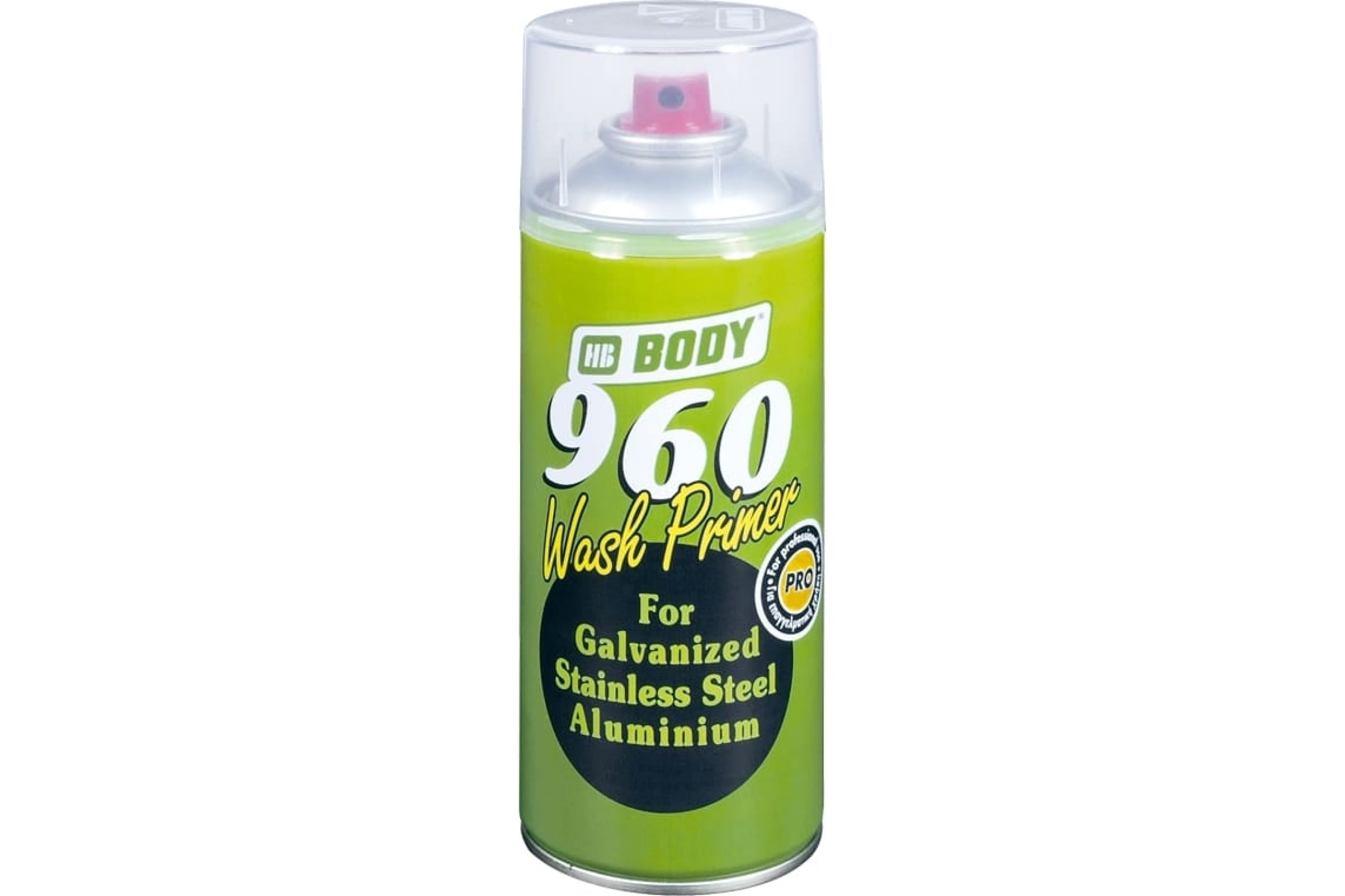 Грунт Body 960 WASH PRIMER реактивный желто-зеленый аэрозольный 400мл