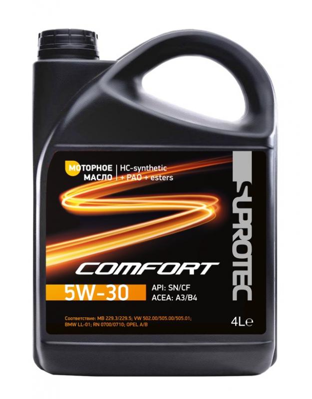 Масло моторное Suprotec Comfort 5W30, 4л
