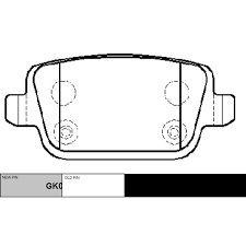 Колодки тормозные Ford Mondeo IV с 07г.,  S-Max, Galaxy "CTR" задние
