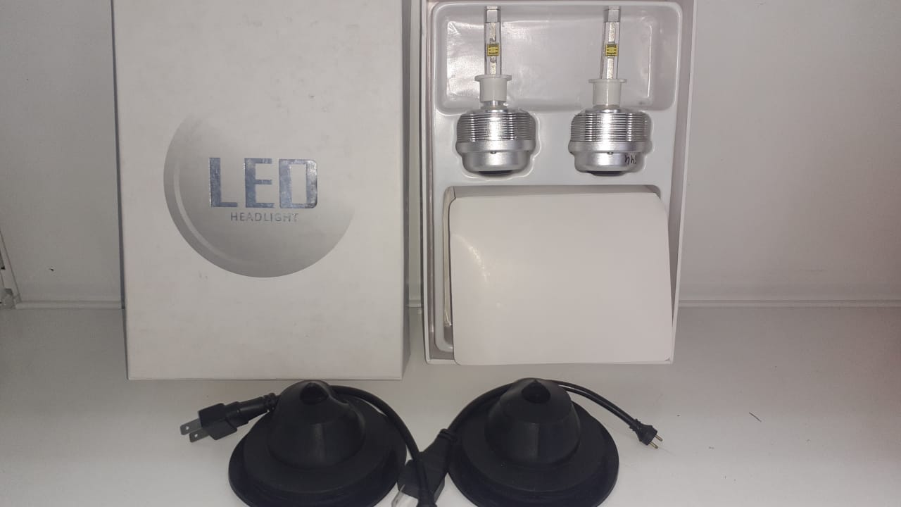 Комплект светодиодных ламп H3 "Lumen" Luxeon, 3600 люмен, 6000K, 12V-24V, белый