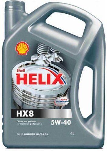 Масло моторное Shell Helix HX8 5w40, синтетика, 4л