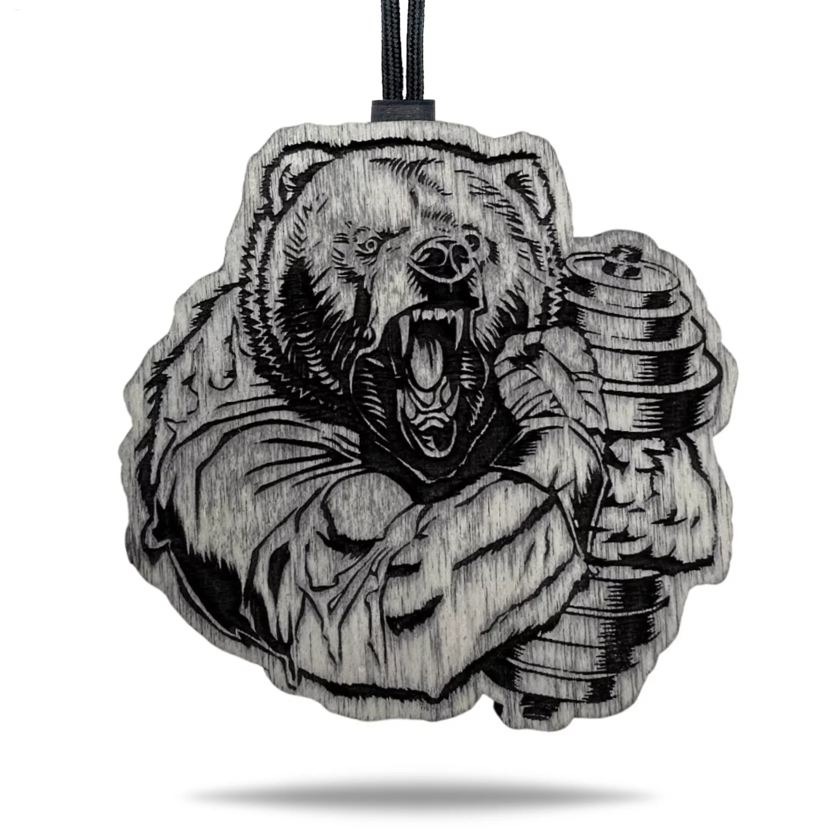 Подвеска ароматная "Aroma Bar" Медведь с гантелей