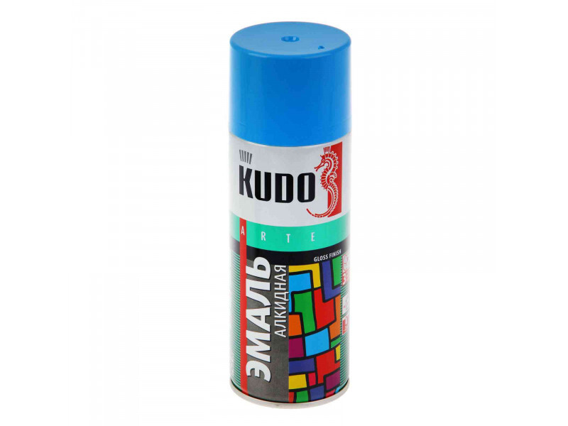 Краска универсальная "KUDO", голубая, спрей, 520мл