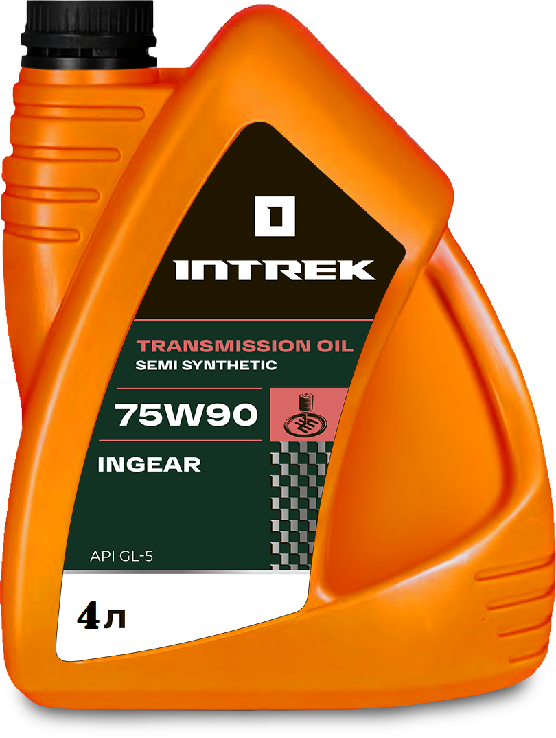 Масло трансмиссионное INTREK Incar 75W90, GL-5, полусинт., 4л