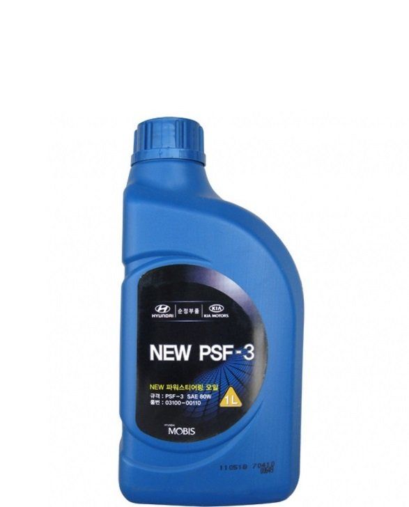 Жидкость гидравлическая "Hyundai/Kia", полусинтетическая, PSF-3, 1л., красная
