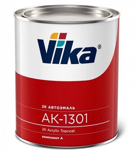 Чёрный янтарь RAL 9005 2K "Vika" AK-1301, акриловая, 0,8л