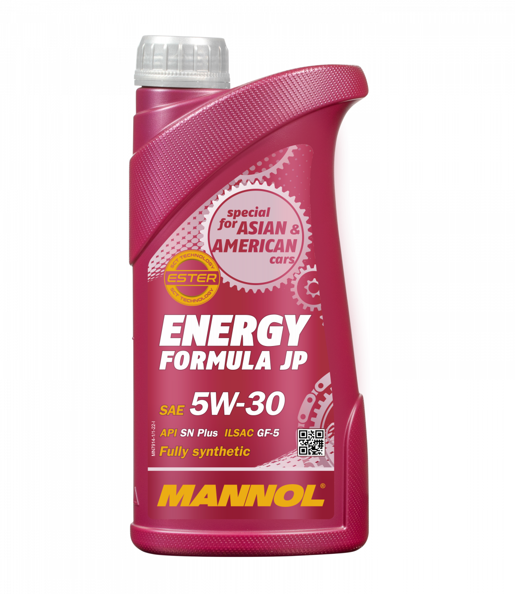Масло моторное Mannol Energy Formula JP, 5w30, синтетика, 1л